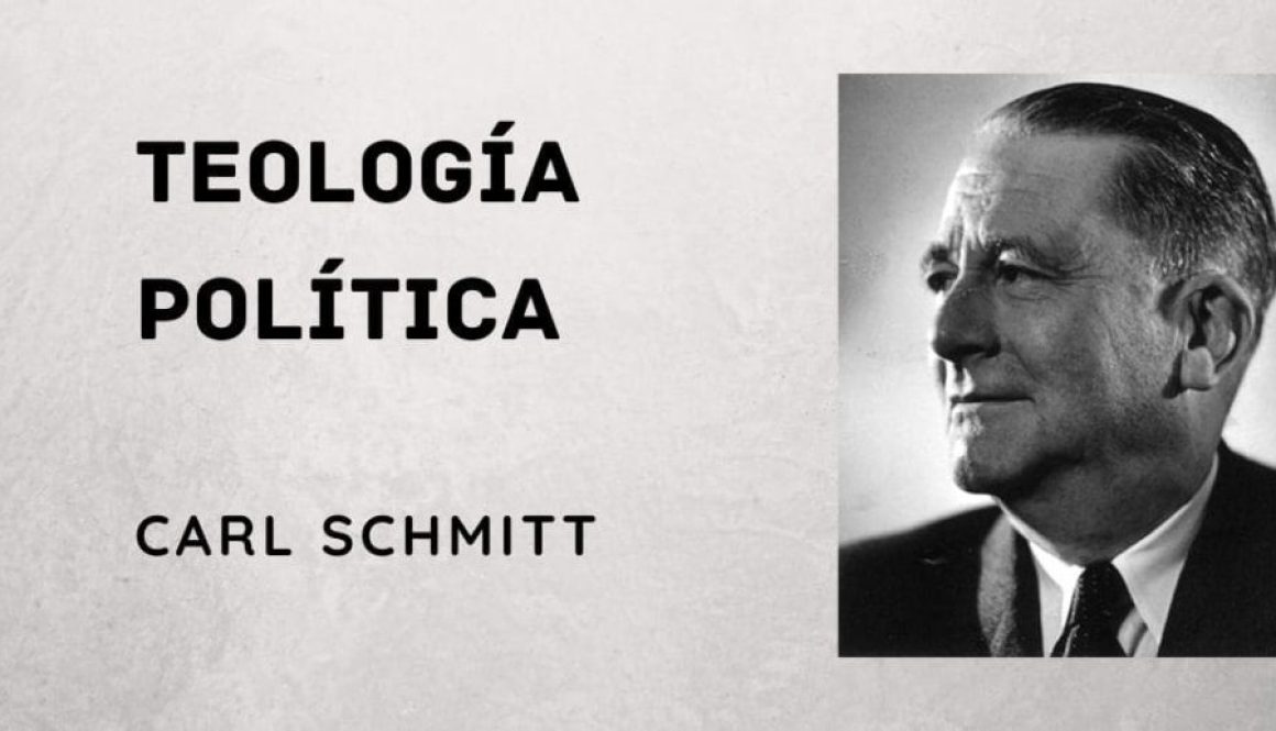 TEOLOGÍA POLÍTICA SCHMITT